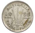 Монета 3 пенса 1955 года Австралия (Артикул: M2-81182) — Фото №1