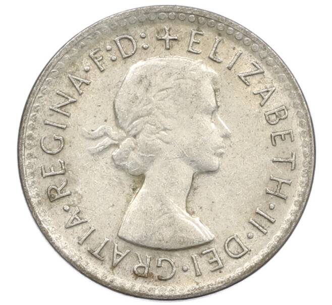 Монета 3 пенса 1960 года Австралия (Артикул: M2-81188) — Фото №2