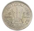 Монета 3 пенса 1955 года Австралия (Артикул: M2-81189) — Фото №1
