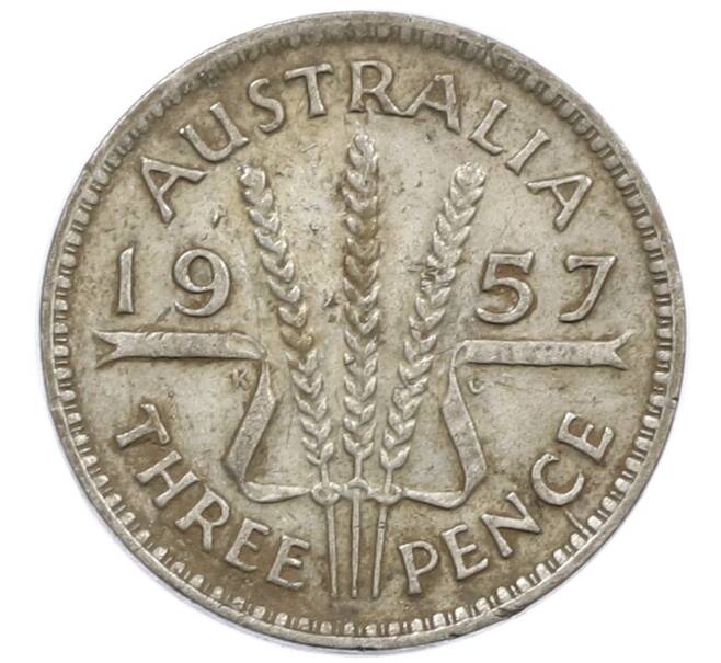 Монета 3 пенса 1957 года Австралия (Артикул: M2-81191) — Фото №1