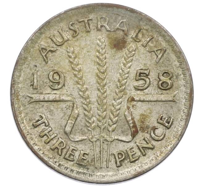 Монета 3 пенса 1958 года Австралия (Артикул: M2-81197) — Фото №1