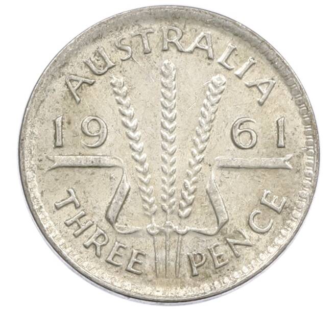 Монета 3 пенса 1961 года Австралия (Артикул: M2-81198) — Фото №1