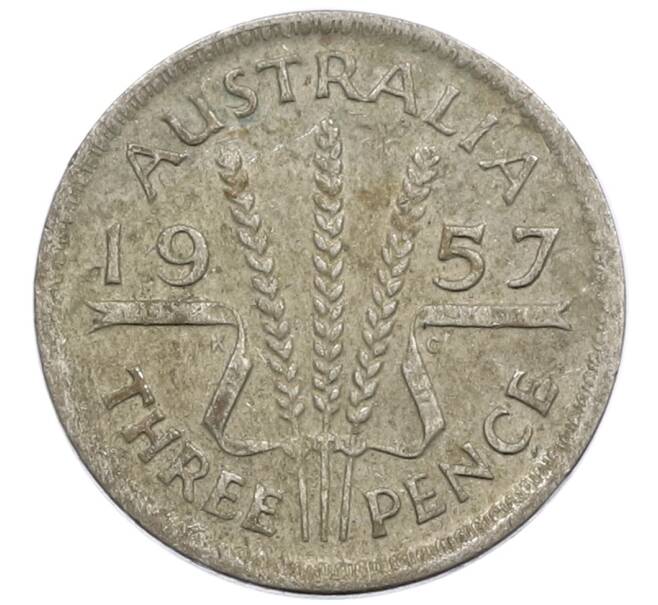 Монета 3 пенса 1957 года Австралия (Артикул: M2-81201) — Фото №1