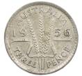 Монета 3 пенса 1956 года Австралия (Артикул: M2-81205) — Фото №1