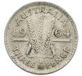Монета 3 пенса 1964 года Австралия (Артикул: M2-81212) — Фото №1