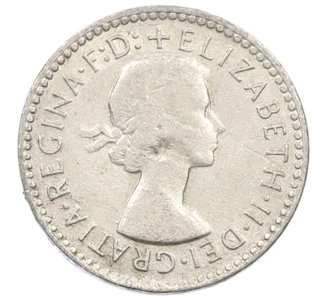 Монета 3 пенса 1955 года Австралия (Артикул: M2-81220) — Фото №2