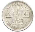 Монета 3 пенса 1961 года Австралия (Артикул: M2-81221) — Фото №1