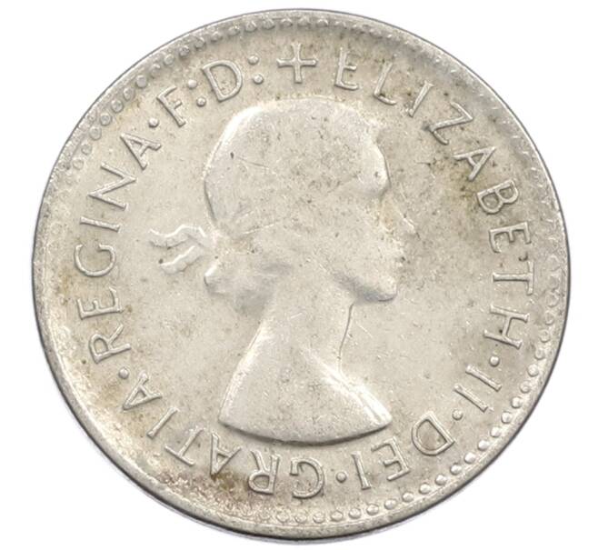 Монета 3 пенса 1961 года Австралия (Артикул: M2-81221) — Фото №2