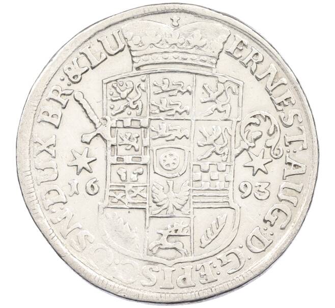 Монета 2/3 талера 1693 года Брауншвейг-Люнебург (Артикул: M2-81323) — Фото №2