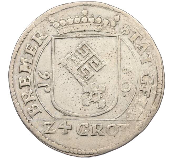 Монета 24 грота 1660 года Бремен (Артикул: M2-81329) — Фото №1