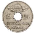 Монета 5 геллеров 1914 года Германская Ост-Африка (Артикул: M2-81333) — Фото №1