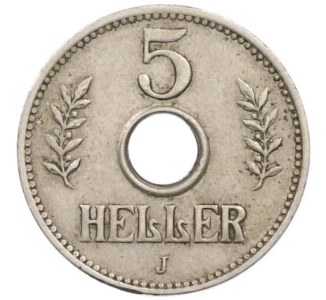 Монета 5 геллеров 1914 года Германская Ост-Африка (Артикул: M2-81333) — Фото №2