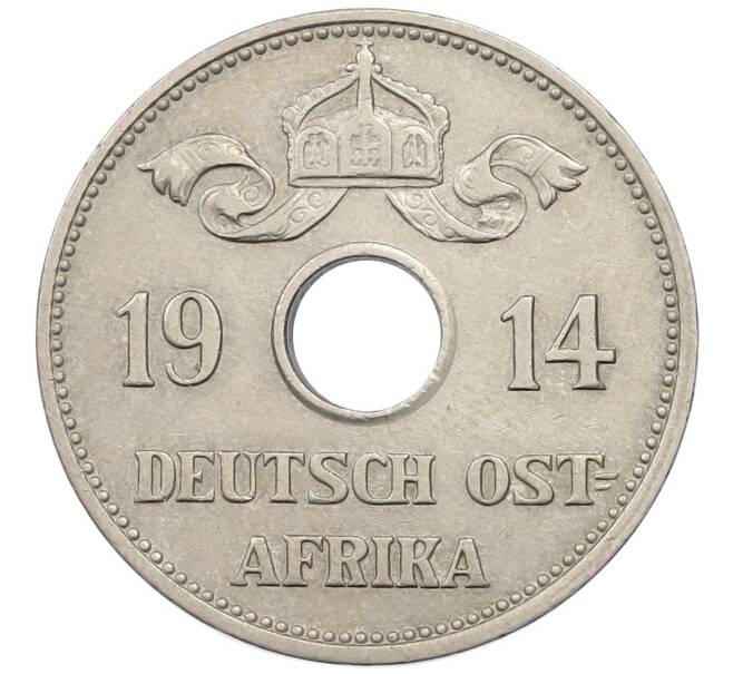 Монета 10 геллеров 1914 года Германская Ост-Африка (Артикул: M2-81336) — Фото №1