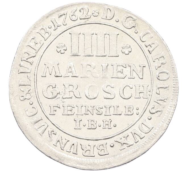 Монета 4 гроша 1762 года Брауншвейг-Вольфенбюттель (Артикул: M2-81379) — Фото №2