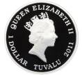 Монета 1 доллар 2011 года Тувалу «Красноспинный паук (Latrodectus hasselti)» (Артикул: M2-81383) — Фото №2