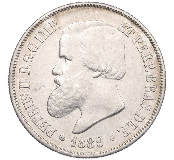 Монета 2000 реалов 1889 года Бразилия (Артикул: M2-81404) — Фото №1