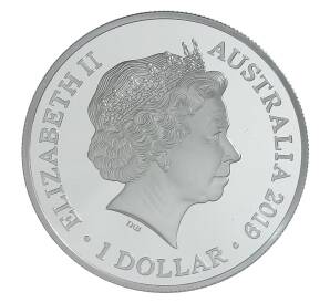 1 доллар 2019 года Австралия — Дельфин