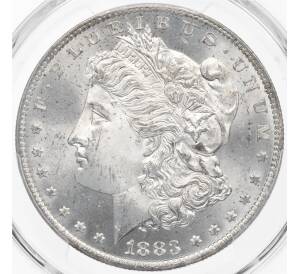 1 доллар 1883 года O США — в слабе PCGS (MS64) — Фото №1