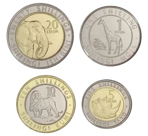 Набор монет 2018 года Кения