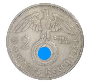2 марки 1938 года D Германия — Фото №1