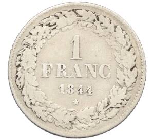 1 франк 1844 года Бельгия — Фото №1