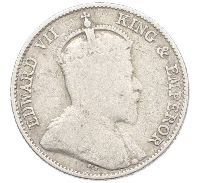 Монета 10 центов 1910 года Стрейтс Сетлментс (Артикул: K4-0196) — Фото №2