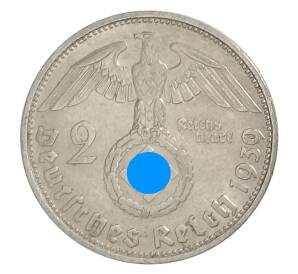 2 марки 1939 года D Германия — Фото №1