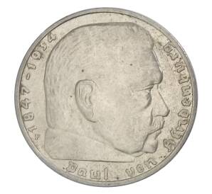 2 марки 1939 года F Германия — Фото №2