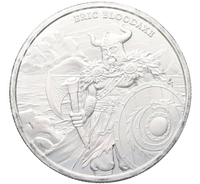 Монета 1 унция 2023 года США «Легендарные воины — Эрик Кровавый топор» (Артикул: M2-81460) — Фото №1