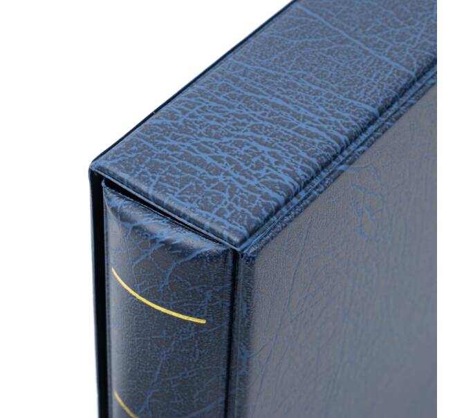 Альбом для монет без листов с защитным шубером форматf «Optima F» Синий (LEUCHTTURM 302912) (Артикул: L1-30068)