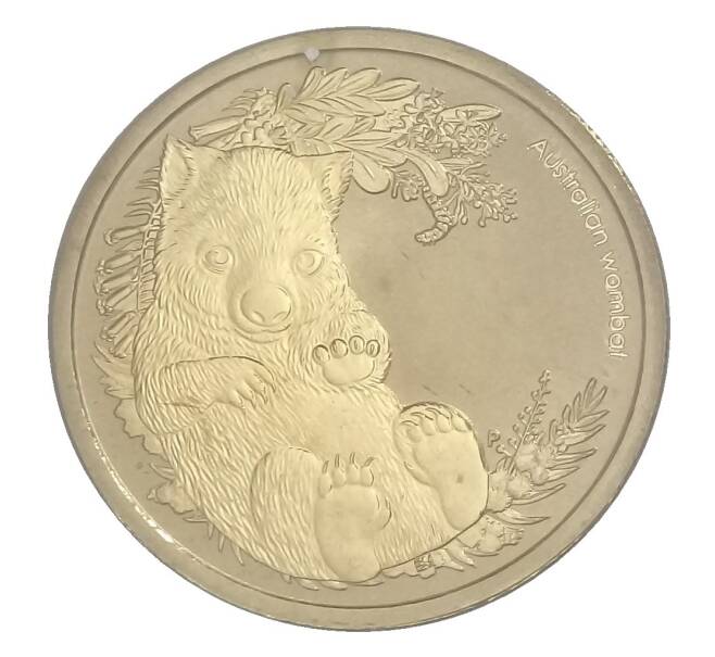 1 доллар 2013 года Австралия «Детёныши диких животных — Вомбат» (Артикул M2-30341)