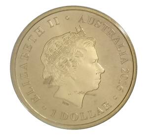 1 доллар 2016 года Австралия — Бабочка Ричмонда — Фото №2