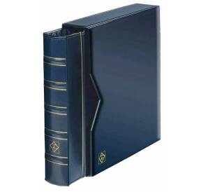 Альбом для монет без листов с защитным шубером формата «Optima» Синий (LEUCHTTURM 313389) — Фото №1