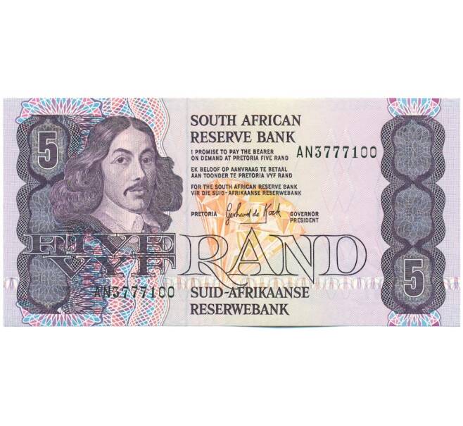 Банкнота 5 рэндов 1989 года ЮАР (Артикул: K12-40096) — Фото №1