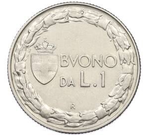 1 лира 1922 года Италия — Фото №2