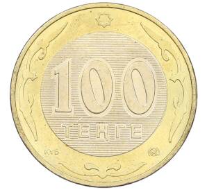 100 тенге 2003 года Казахстан «10 лет национальной валюте — Птица» — Фото №2
