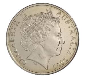 20 центов 2005 года Австралия — 60 лет со дня окончания Второй Мировой войны — Фото №2