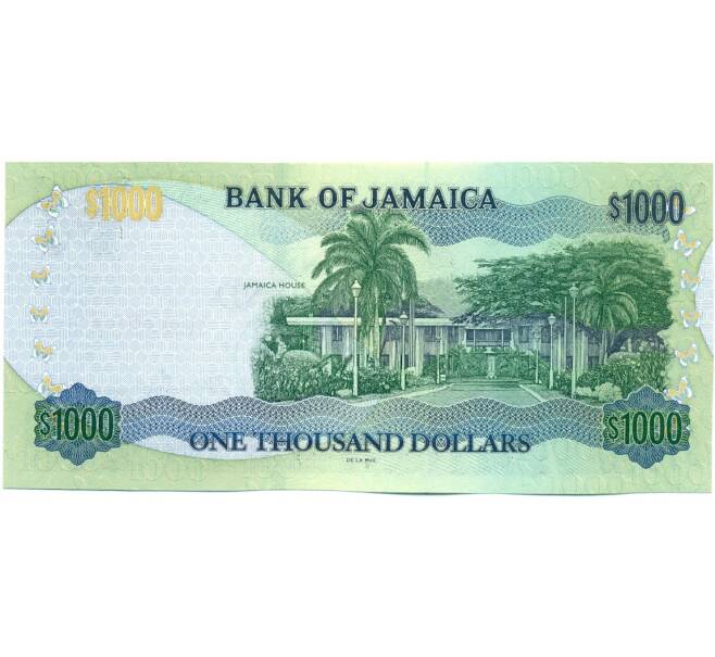 Банкнота 1000 долларов 2008 года Ямайка (Артикул: K12-40392) — Фото №2