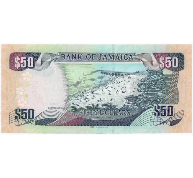 Банкнота 50 долларов 2017 года Ямайка (Артикул: K12-40408) — Фото №2