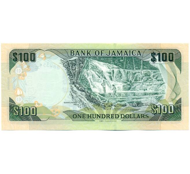 Банкнота 100 долларов 2016 года Ямайка (Артикул: K12-40410) — Фото №2
