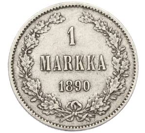 1 марка 1890 года Русская Финляндия — Фото №1