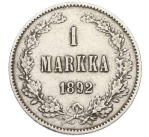 1 марка 1892 года Русская Финляндия — Фото №1