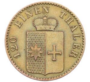 3 пфеннига 1867 года Вальдек-Пирмонт — Фото №2