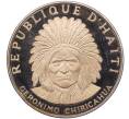 Монета 10 гурдов 1971 года Гаити «Вожди Сиу — Джеронимо» (Артикул: T11-13446) — Фото №1