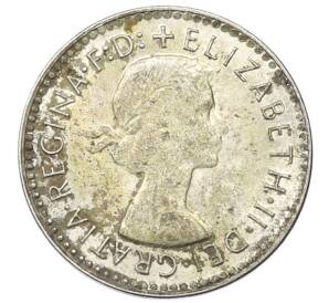 3 пенса 1956 года Австралия — Фото №2