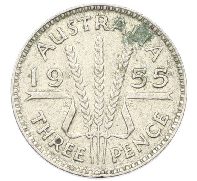 Монета 3 пенса 1955 года Австралия (Артикул: M2-81482) — Фото №1