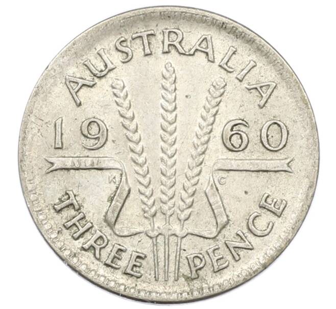 Монета 3 пенса 1960 года Австралия (Артикул: M2-81483) — Фото №1