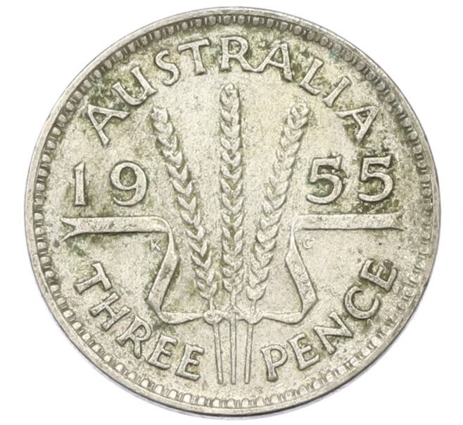 Монета 3 пенса 1955 года Австралия (Артикул: M2-81484) — Фото №1