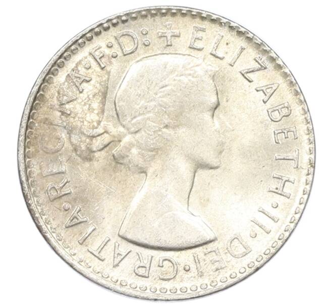 Монета 3 пенса 1964 года Австралия (Артикул: M2-81490) — Фото №2