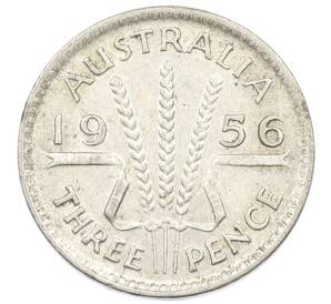 3 пенса 1956 года Австралия — Фото №1